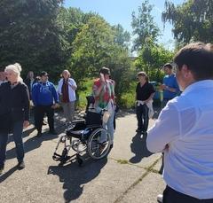 Unterwegs im Stadtteil Nord.