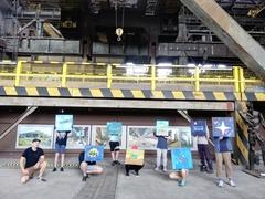 Ebenso ist der Graffiti-Kurs im August schon voll belegt, die Ergebnisse vom Juli können sich auf jeden Fall sehen lassen.