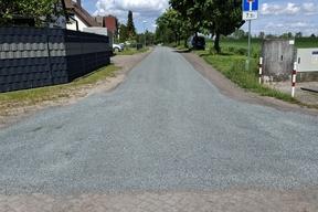 Ansicht der neu hergestellten Fahrbahn