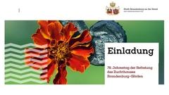 Deckblatt der Einladung