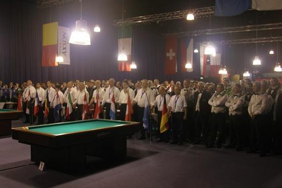 Eröffnung der Europameisterschaften im Billard 2010