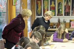 Besuch der Kinder- und Jugend-Kunstgalerie "Sonnensegel" e.V.