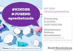 Plakat Kinder- und Jugendsprechstunde