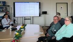 OB Scheller mit Beiratsmitgliedern