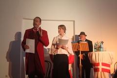 Fontanedarsteller Hank Teufer, Karen Schneeweiß und Gunter Dörrhöfer