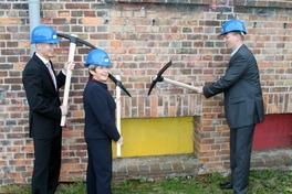 Sanierungsbeginn am Packhof