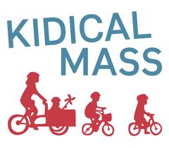 Kinder-Fahrrad-Demo in der Stadt Brandenburg an der Havel