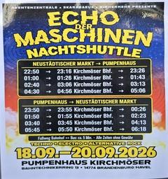 Ein Nachtshuttle ist im Einsatz.