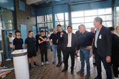 Gespräche mit Azubis und Ausbildern von Heidelberg.