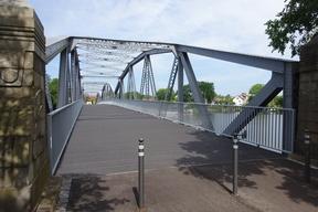 Ansicht Fahrbahn von Brandenburger Seite