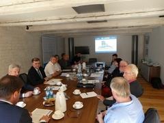 Die Mitglieder des Festkomitees informieren sich über die Vorhaben im Jubiläumsjahr.