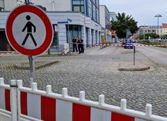 Auch Fußgänger müssen derzeit den gesperrten Bereich meiden