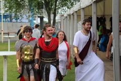 ...und die Römer sind auch schon da...