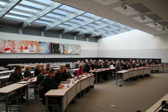 Gesprächsrunde in den Räumen des Deutschen Bundestages in Berlin