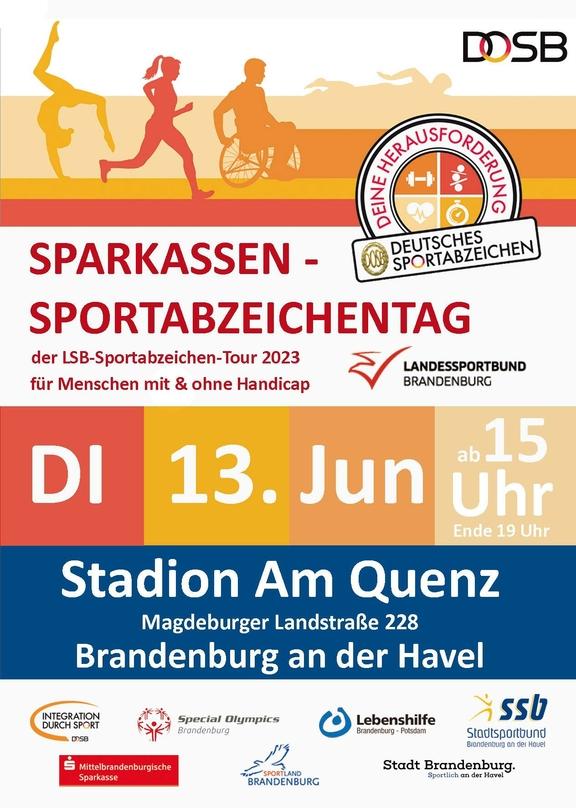 Informationen zum Sportabzeichentag am 13.06.2023