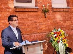 Oberbürgermeister Steffen Scheller erinnerte in seiner Rede daran, dass die mutigen Frauen und Männer des 17. Juni 1953 zu den Menschen, "die den Gang der deutschen und der europäischen Geschichte entscheidend mitbestimmt haben."