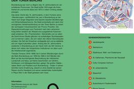 Plakat zum Ausstellungsobjekt auf dem Neustädtischen Markt