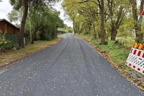 Ansicht der Fahrbahn nach Instandsetzung