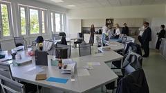 Einblick ins Lehrerzimmer.