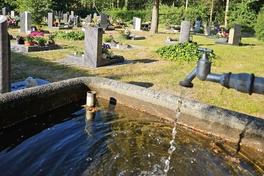 Das Wasser fließt wieder.