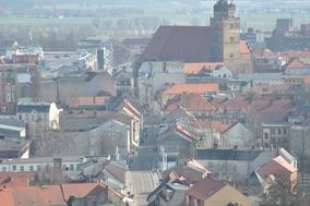 Blick vom Marienberg zur St. Katharinenkirche
