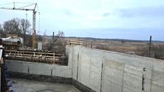 Die Brückenbaustelle der Potsdamer Straße am ersten Dezemberwochenende 2025.