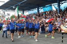 Einmarsch der Nationen.