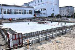 Bodenplatte des zukünftigen Anbau´s