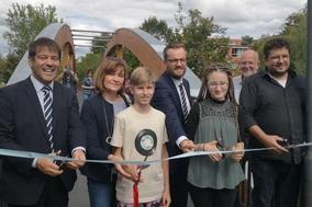 Brücke über die Näthewinde feierlich wiedereröffnet