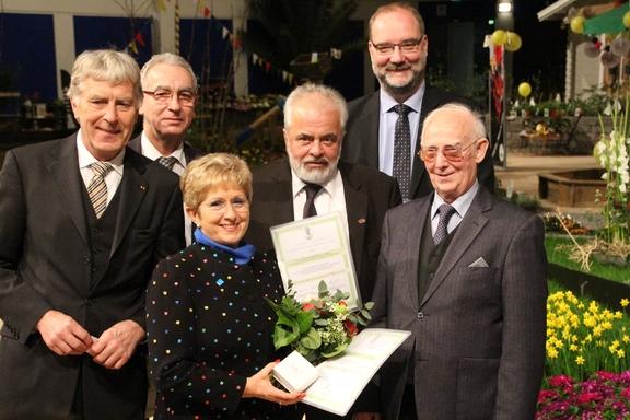 Lenné-Medaille für Oberbürgermeisterin Dietlind Tiemann und die BUGA-Bürgermeister