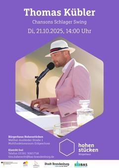 Veranstaltungsplakat für den Musik-Nachmittag