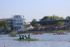 Kanuten im Wettstreit auf dem Beetzsee