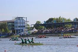 Kanuten im Wettstreit auf dem Beetzsee