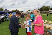 Steffen Scheller bei der Siegerehrung.