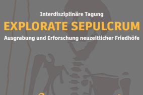 Poster mit Skelett-Grafik