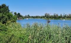 Blick über den Silokanal zum Beetzsee.