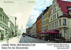Die Einladung zum Tag der Baukultur und zur Langen Tafel in Brandenburg an der Havel.