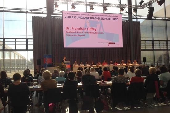 Bundeskonferenz der kommunalen Gleichstellungsbeauftragten vom 16-18.09.2018-Kornelia Köppe aus der Stadt Brandenburg an der Havel war dabei