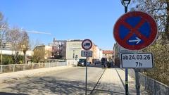 Die Wredowbrücke ist ab 24. März 2026 Baustelle und gesperrt.