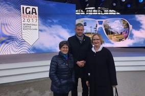 IGA Berlin 2017 eröffnet – BUGA-Zweckverbandsvorsitzende und Oberbürgermeisterin wünscht dem IGA-Team viel Erfolg und gutes Gelingen