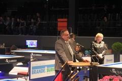 CEB-Präsident Wolfgang Rittmann erklärt die Europameisterschaften für eröffnet