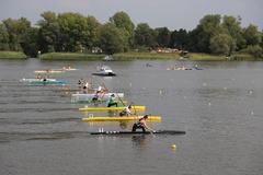 Kanuten auf dem Beetzsee