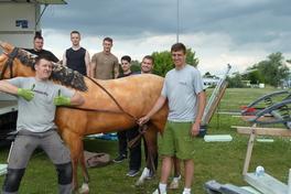 Cottbuser Postkutsche und Dresdner Schaufelraddampfer