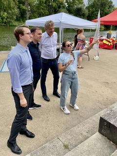 Mit Janne Engelleiter am Tag der Jugend