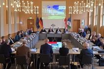 Die Spitzen der deutschen Gerichtsbarkeit haben sich zur Fachtagung im Brandenburger Rolandsaal getroffen.