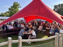 Gemütliches Beisammensitzen.