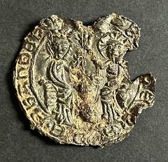 Pilgerzeichen vom Marienberg in Brandenburg an der Havel aus dem 14. Jahrhundert.