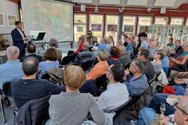 Oberbürgermeister Steffen Scheller gratulierte zum Jubiläum und dankte insbesondere dem Förderverein Krugpark für sein Engagement.