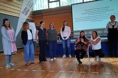 Wie wirkt sich Stress auf uns aus – Gruppenarbeit mit Frau Zimmermann-Götz.