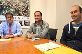 Oberbürgermeister Scheller hat mit Johannes Lamprecht und mit Veranstalter Christian Schott Absprachen für das Osterfeuer 2026 getroffen.